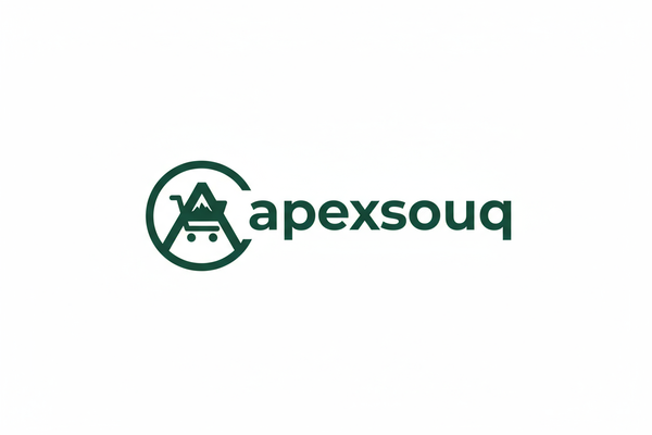 apexsouq logo with dark green
